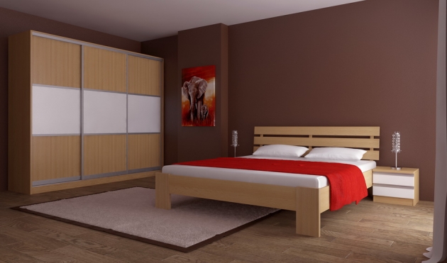 Velká fotografie ložnice, postele - Maxim 1