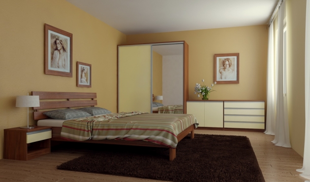 Velká fotografie ložnice, postele - Maxim 5