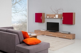 Menší fotografie obývací stěny - Obývací pokoj 4