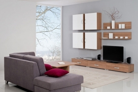 Menší fotografie obývací stěny - Obývací pokoj 5